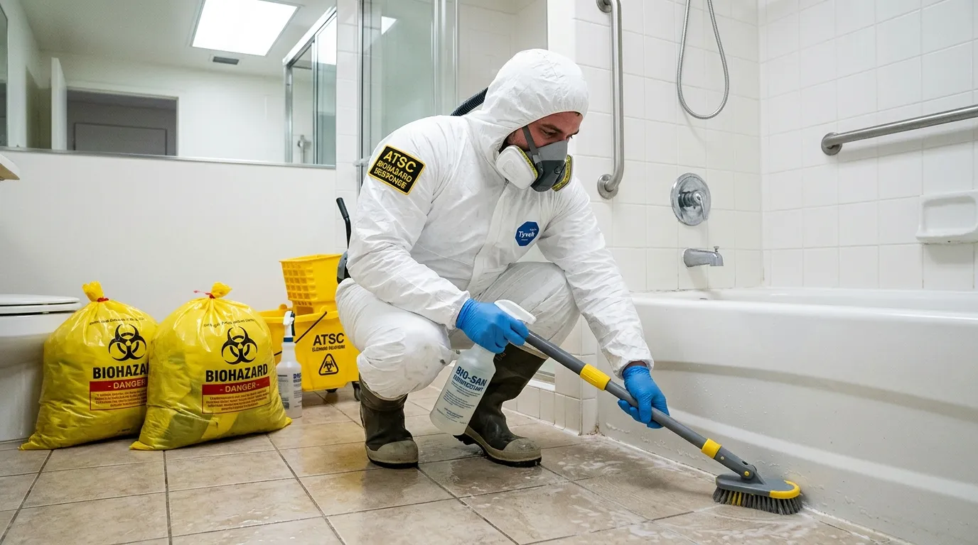 Decontamination equipment deployed for Blood Cleanup in Wolcott